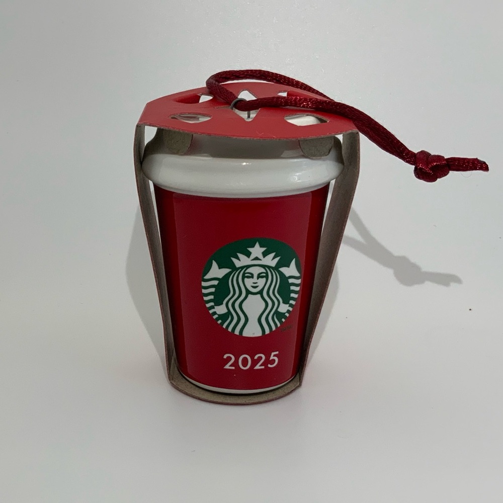 NEW Starbucks Christmas 2025 Red Cup Day Xmas Holiday Ornament